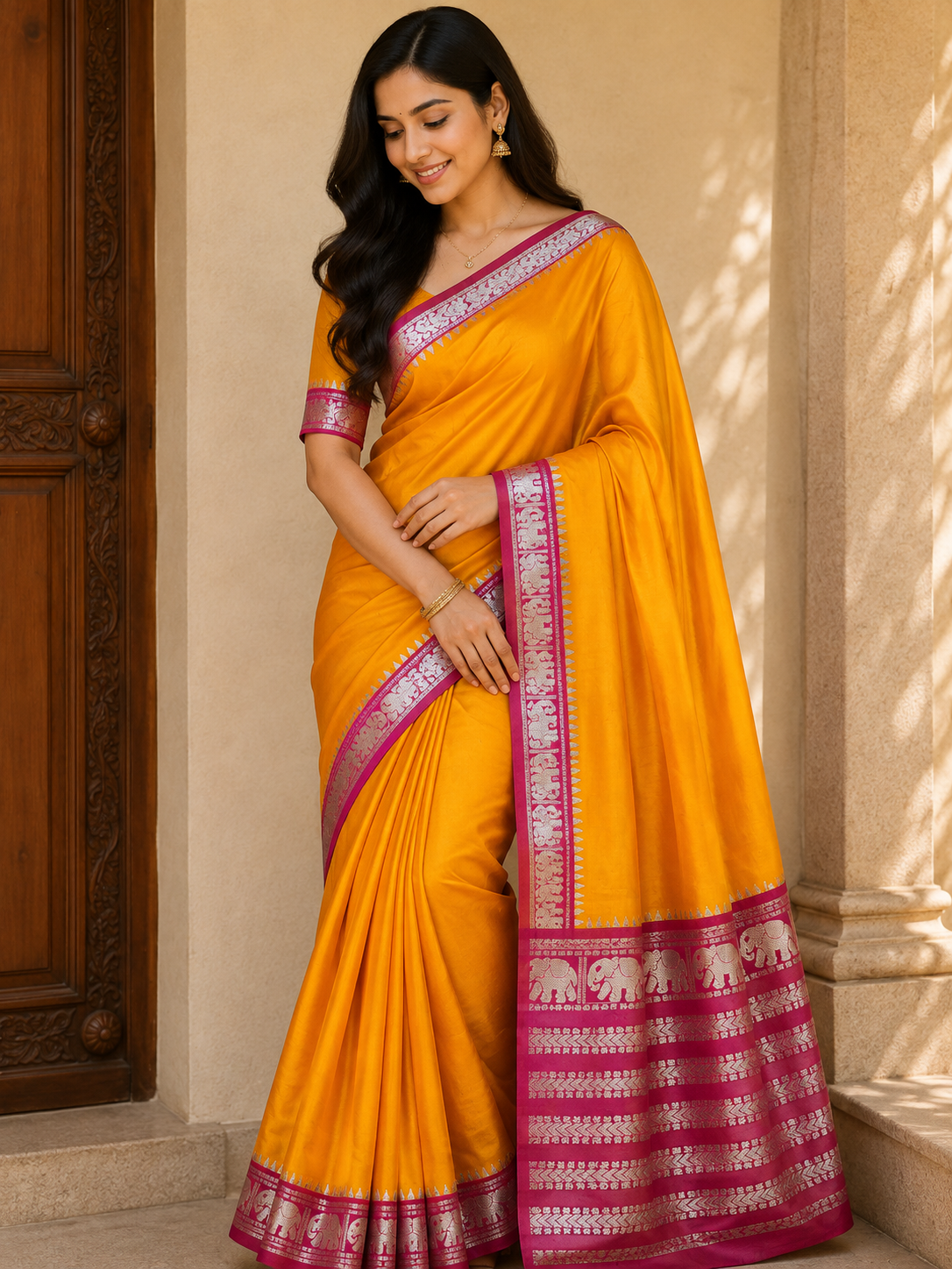 Artificial / Mix Crape Sarees