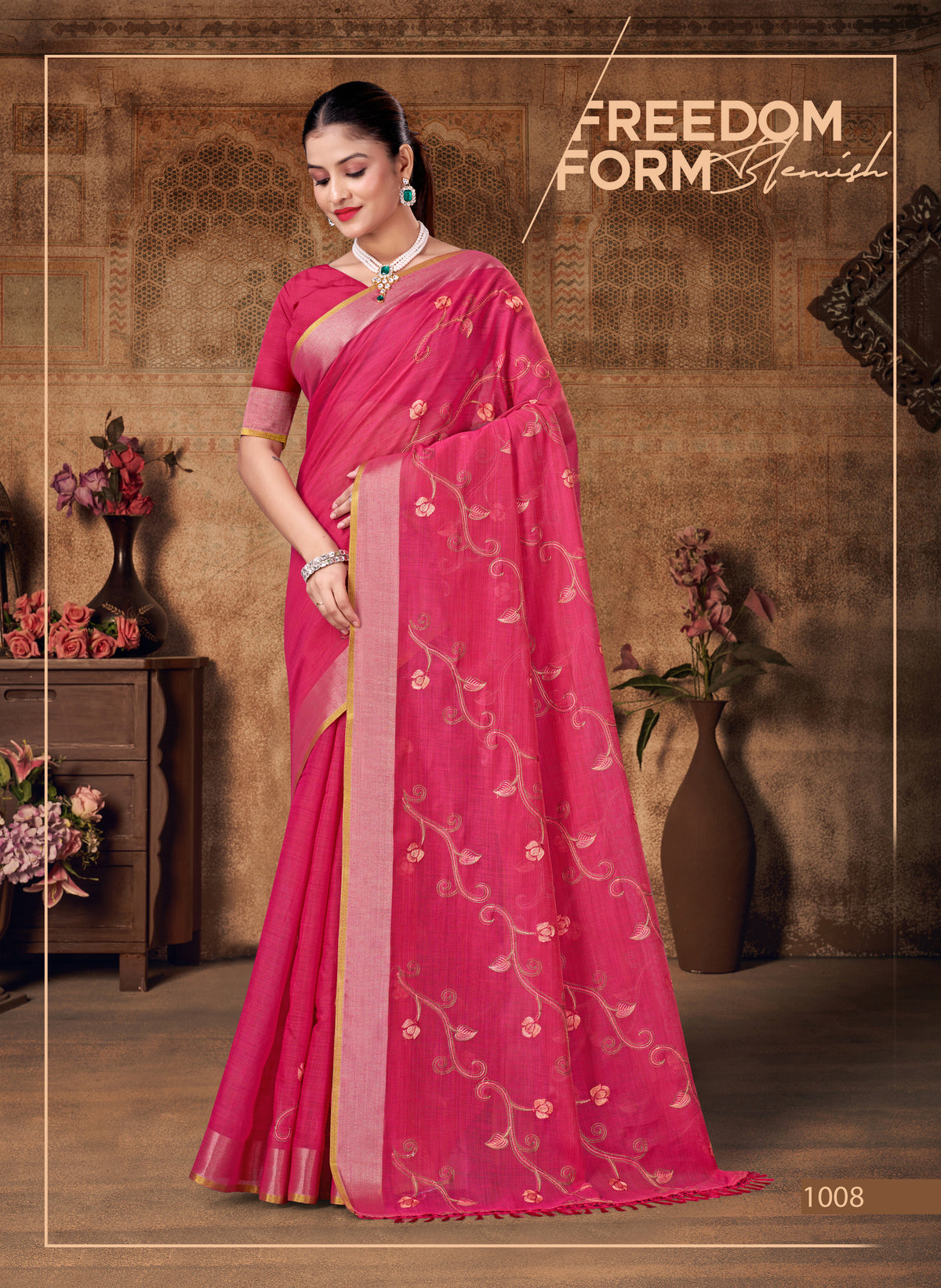 Pure Gadwal Cotton Silk Saree