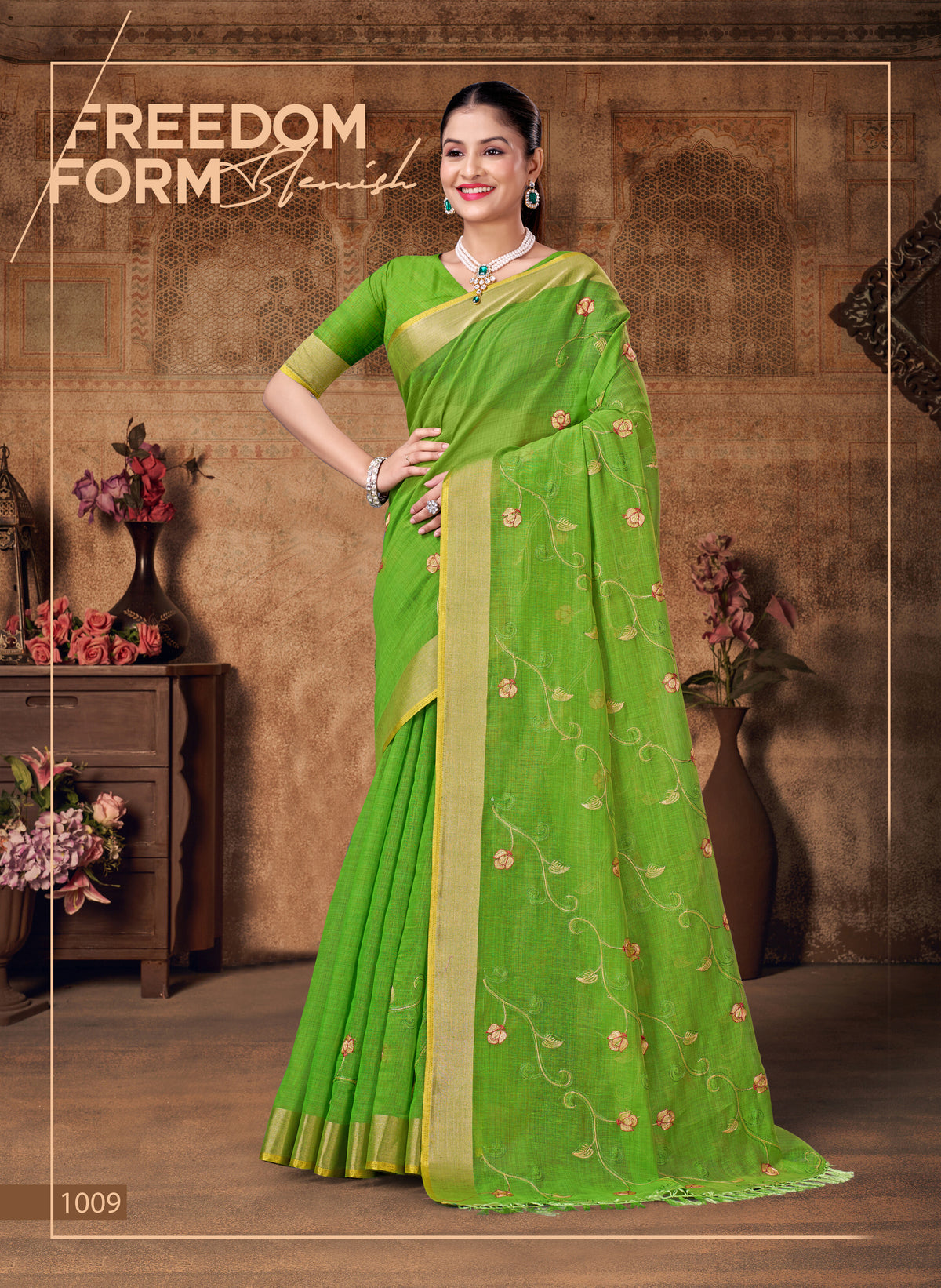 Pure Gadwal Cotton Silk Saree