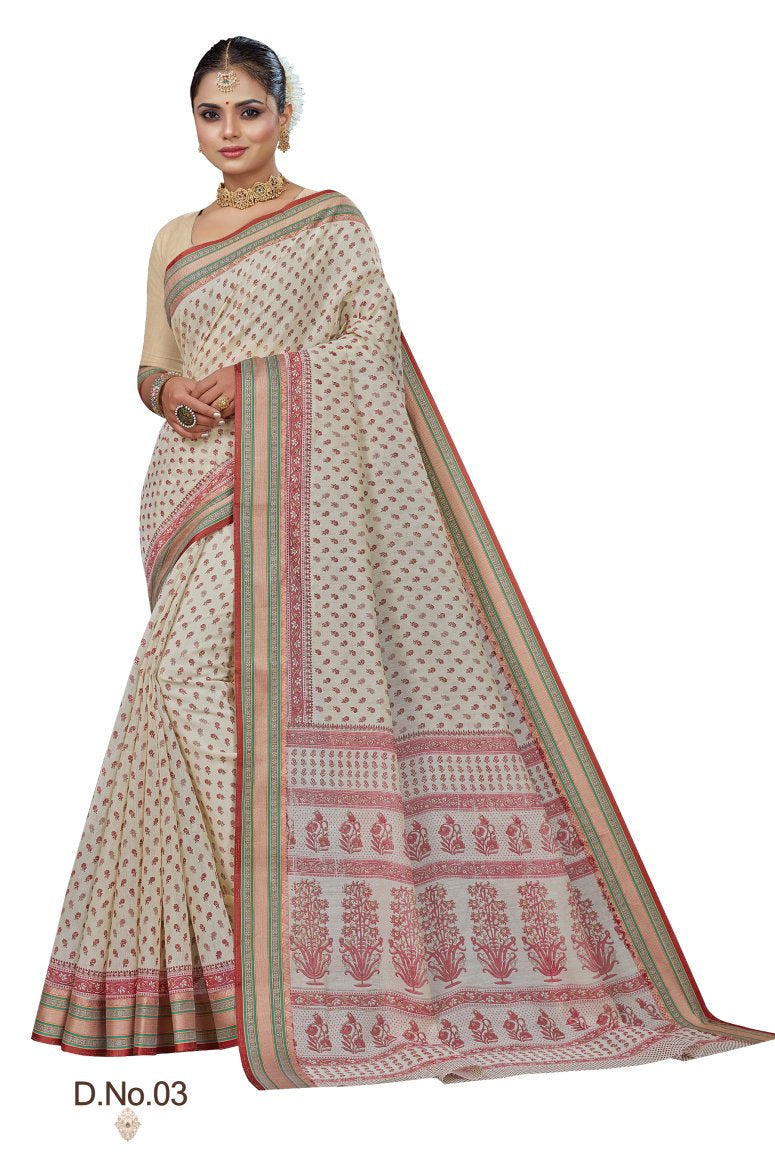 Pure Cotton Silk Saree