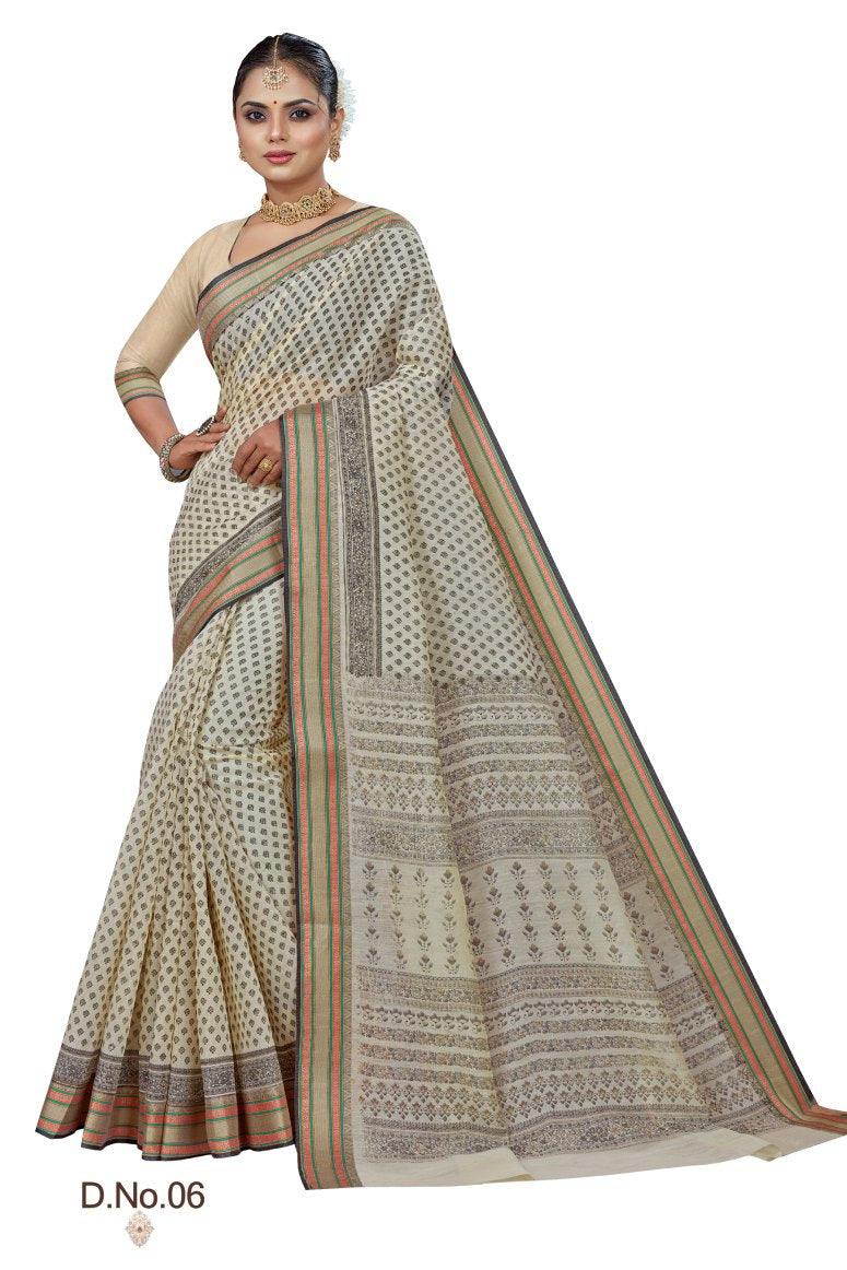 Pure Cotton Silk Saree