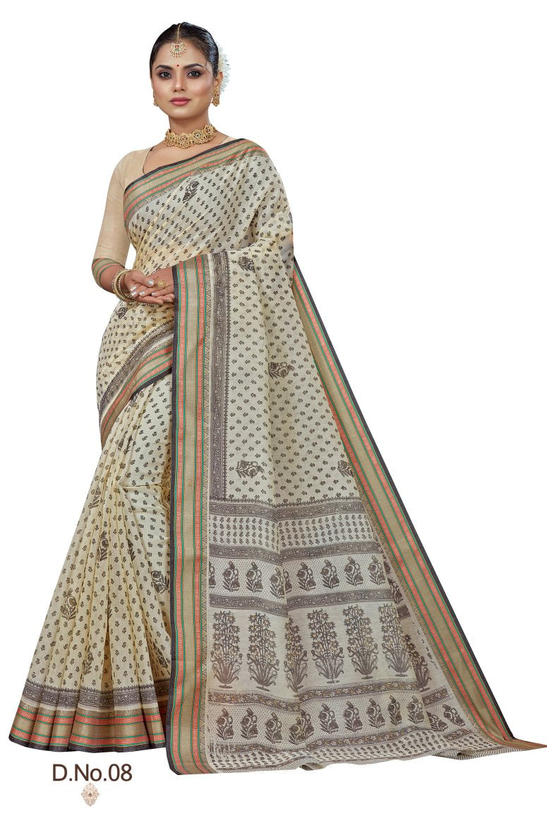 Pure Cotton Silk Saree