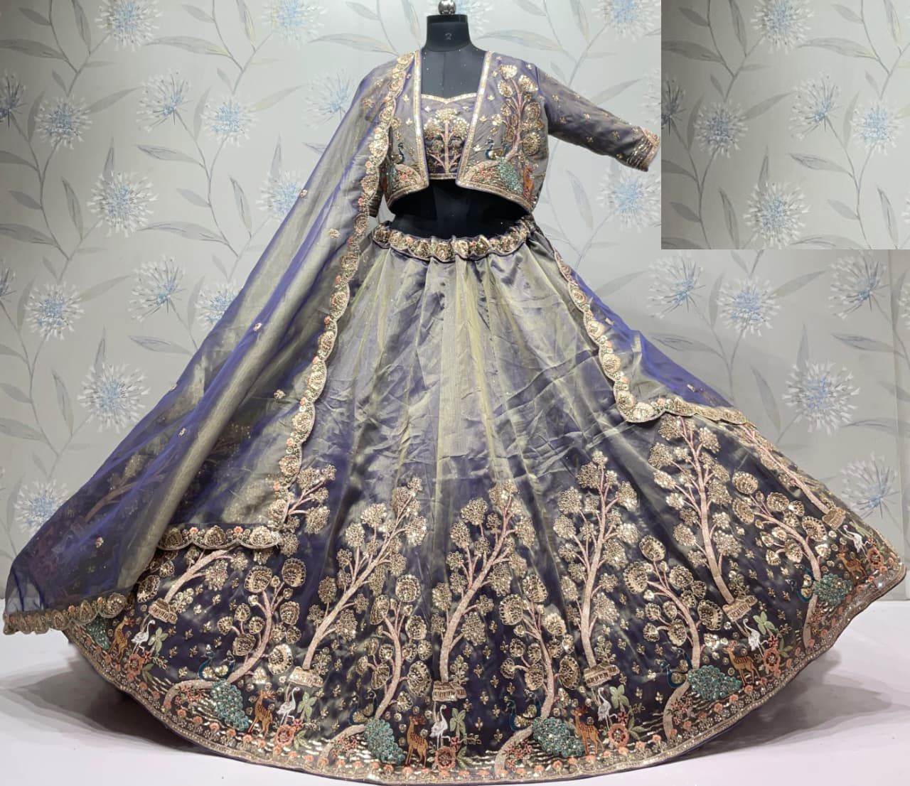 Latest Semi Stitched Lehenga Choli With Dupatta.