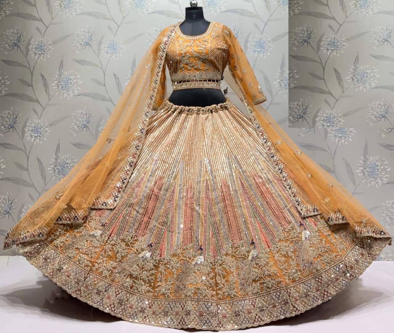 Latest Semi Stitched Lehenga Choli With Dupatta.