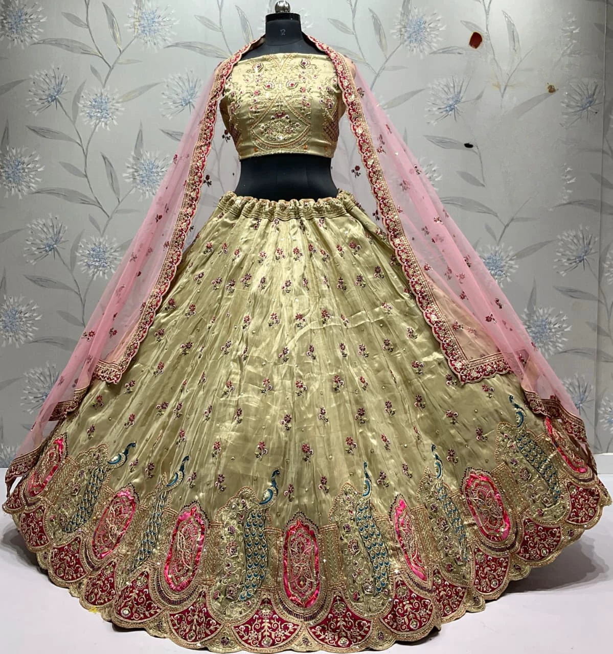 Latest Semi Stitched Lehenga Choli With Dupatta.