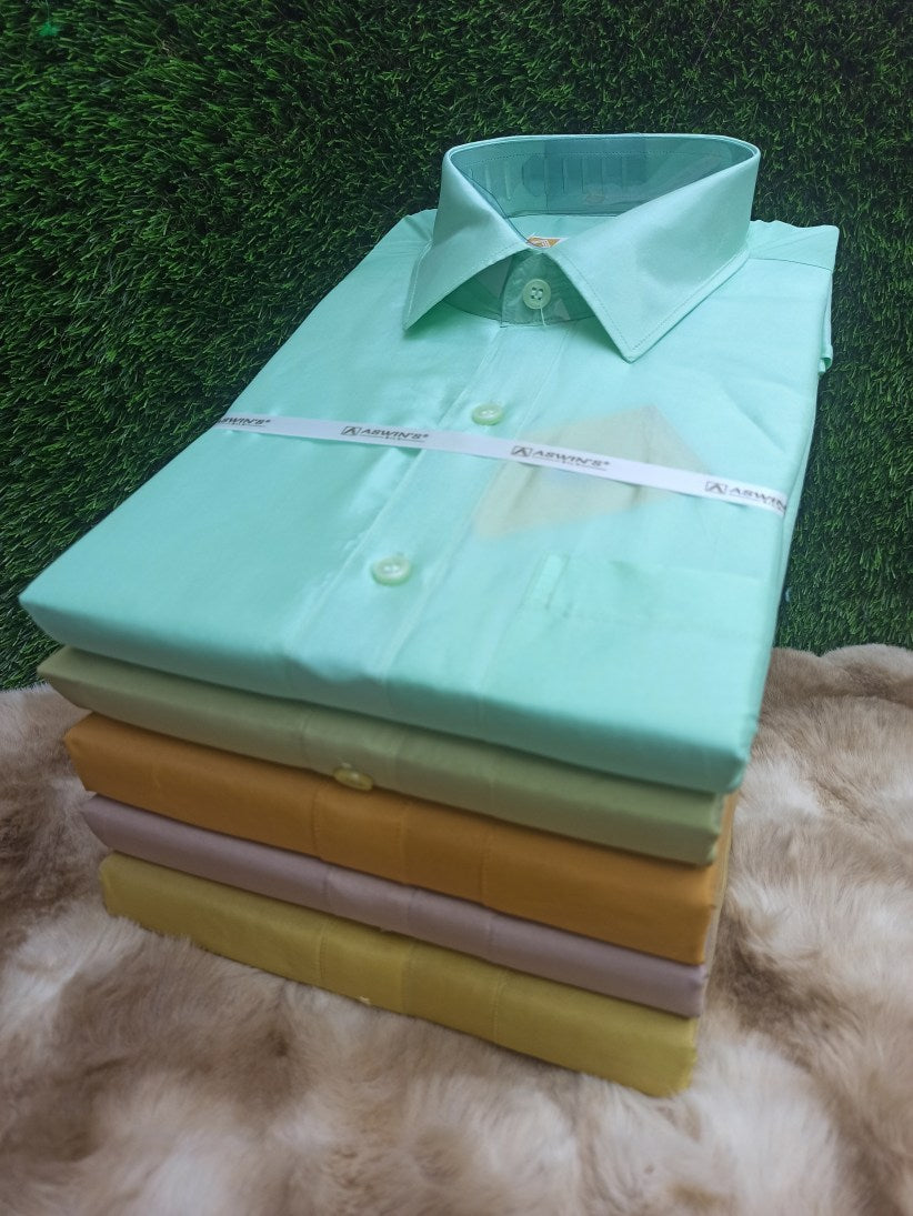 Art Silk Dothi Set Shirt,Dothi,Kerchief &Belt- 3 In 1 ( Small Border)