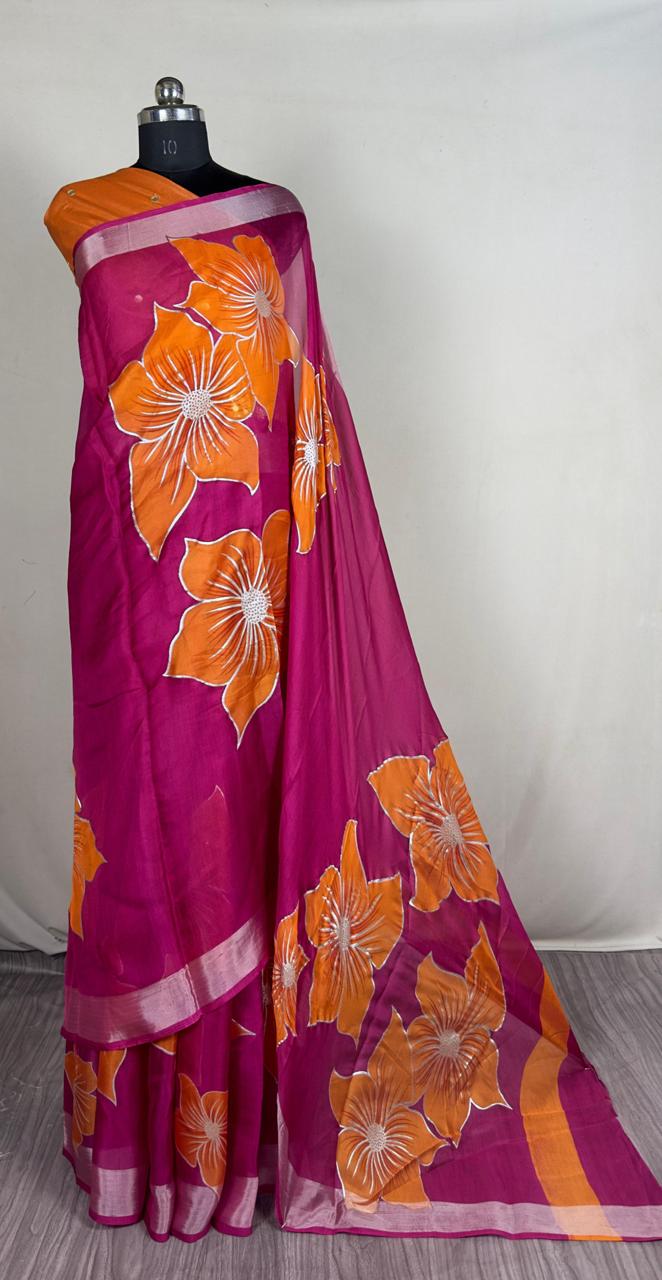 Synthetic Silk Saree.