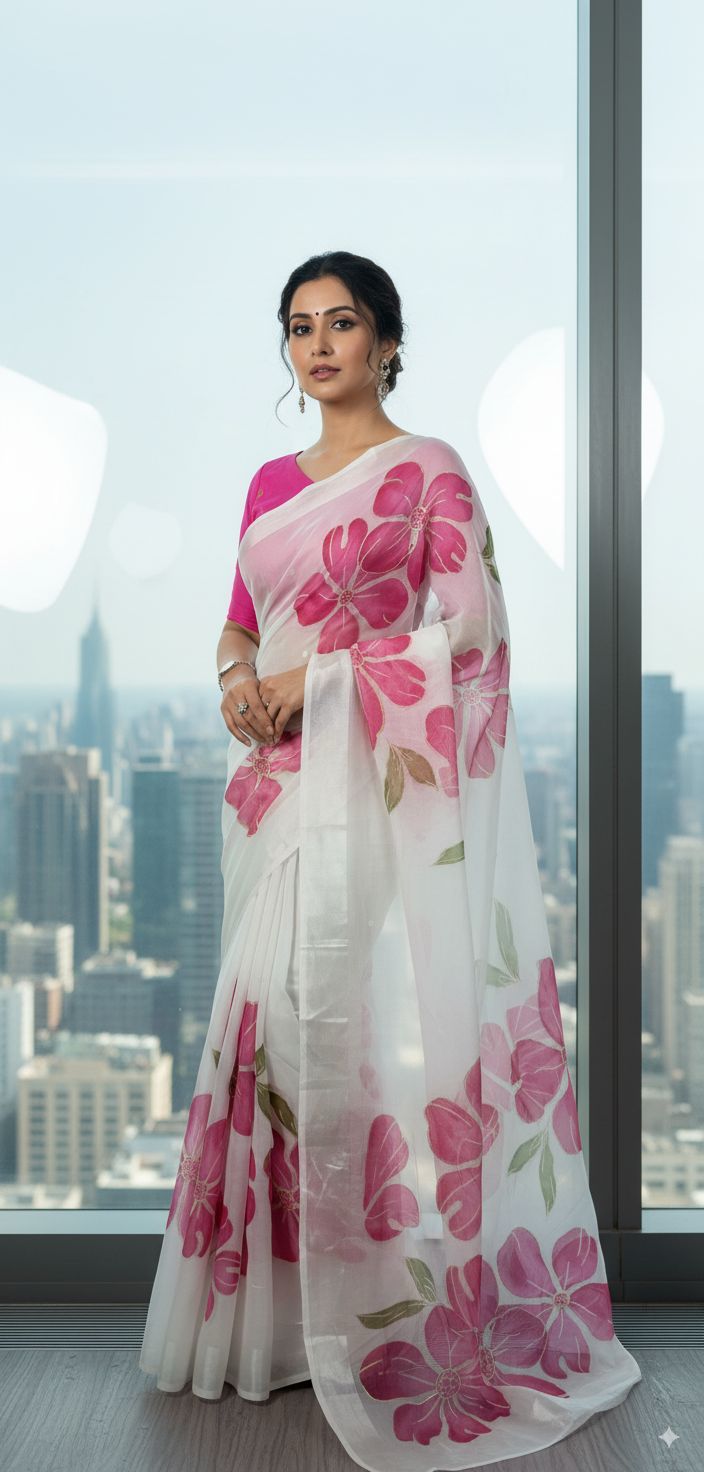 Synthetic Silk Saree.