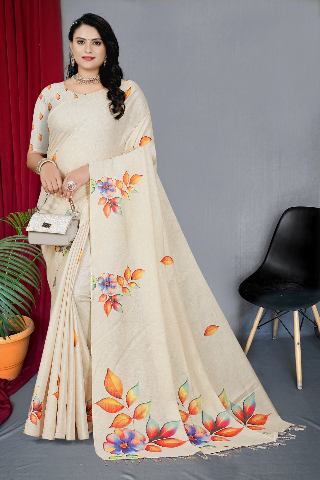 Synthetic Silk Saree.