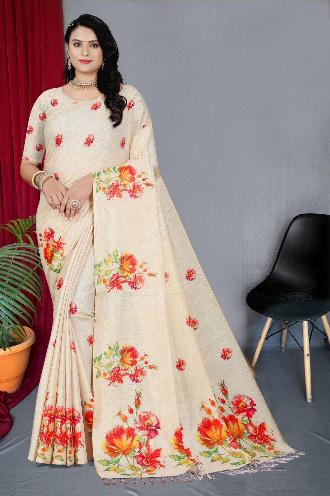 Synthetic Silk Saree.