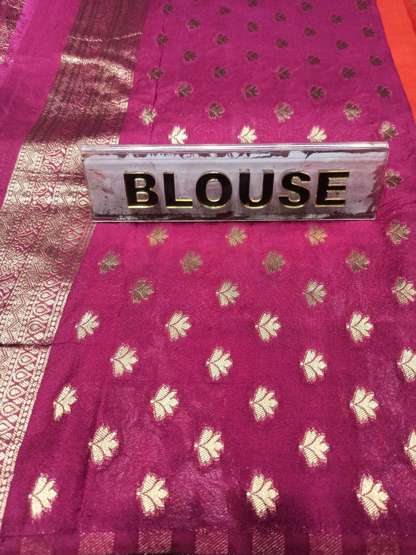 Artificial / Mix Crape Sarees ( Semi Crape )
