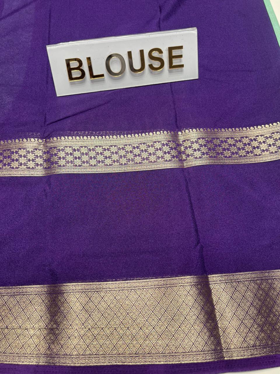 Artificial / Mix Crape Sarees
