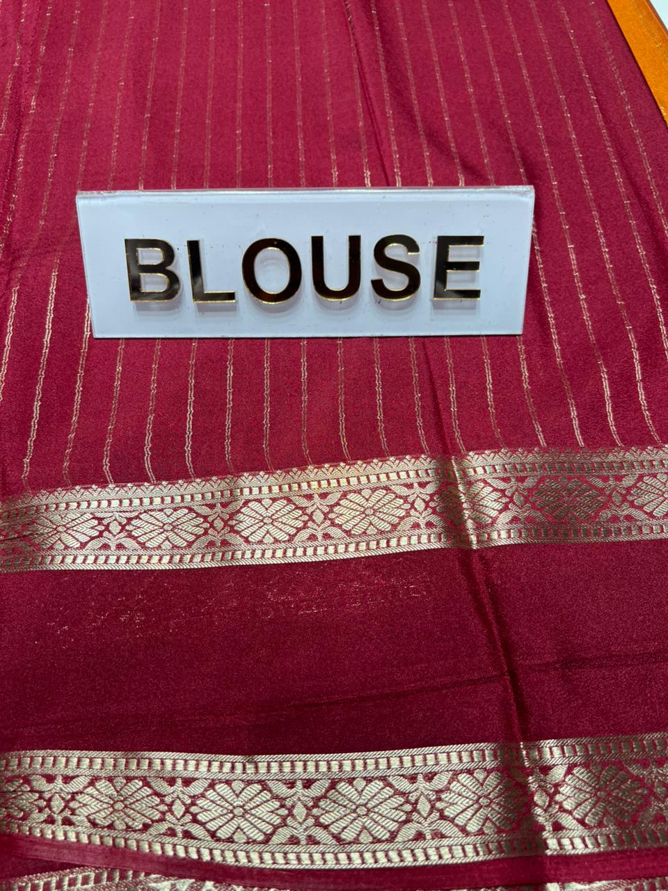 Artificial / Mix Crape Sarees