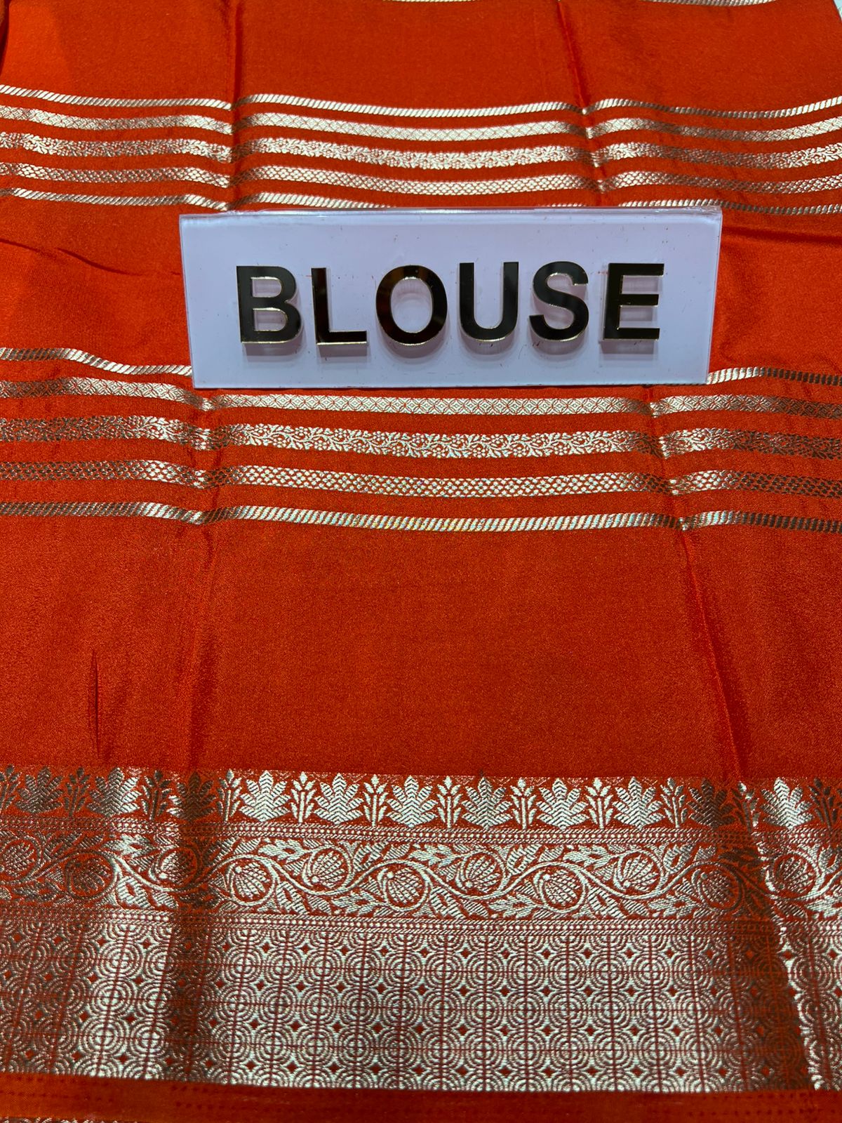 Artificial / Mix Crape Sarees
