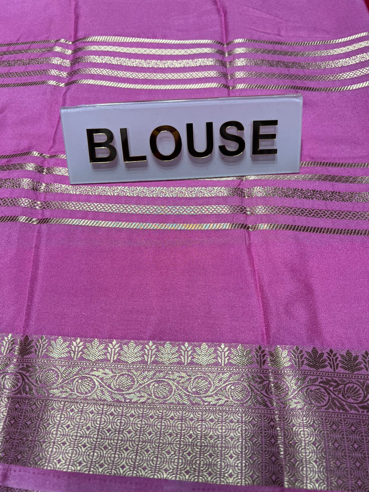 Artificial / Mix Crape Sarees