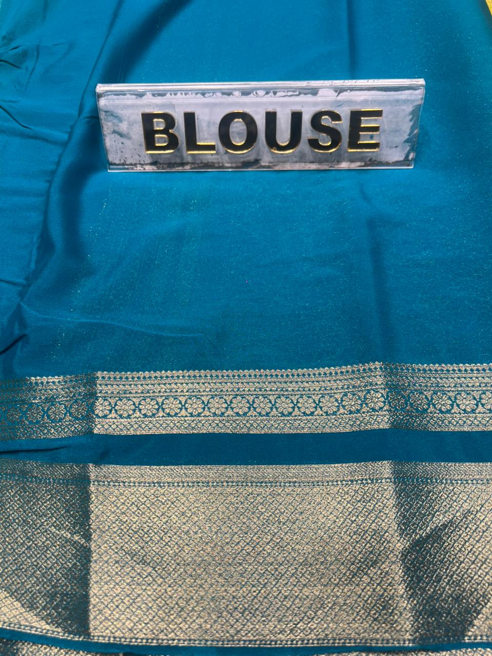 Artificial / Mix Crape Sarees