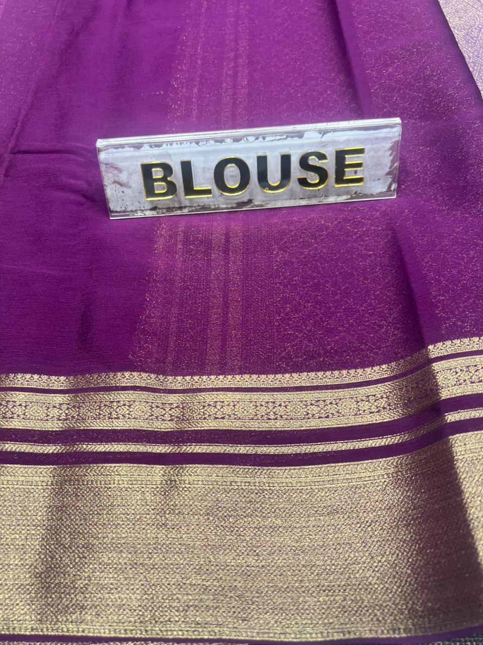 Artificial / Mix Crape Sarees