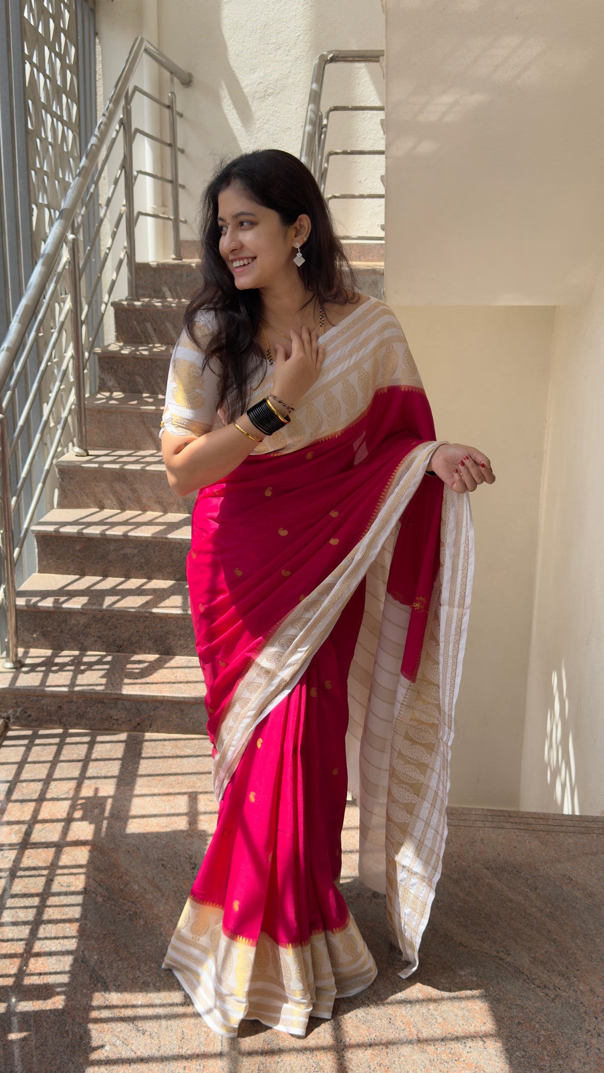 Artificial / Mix Crape Sarees
