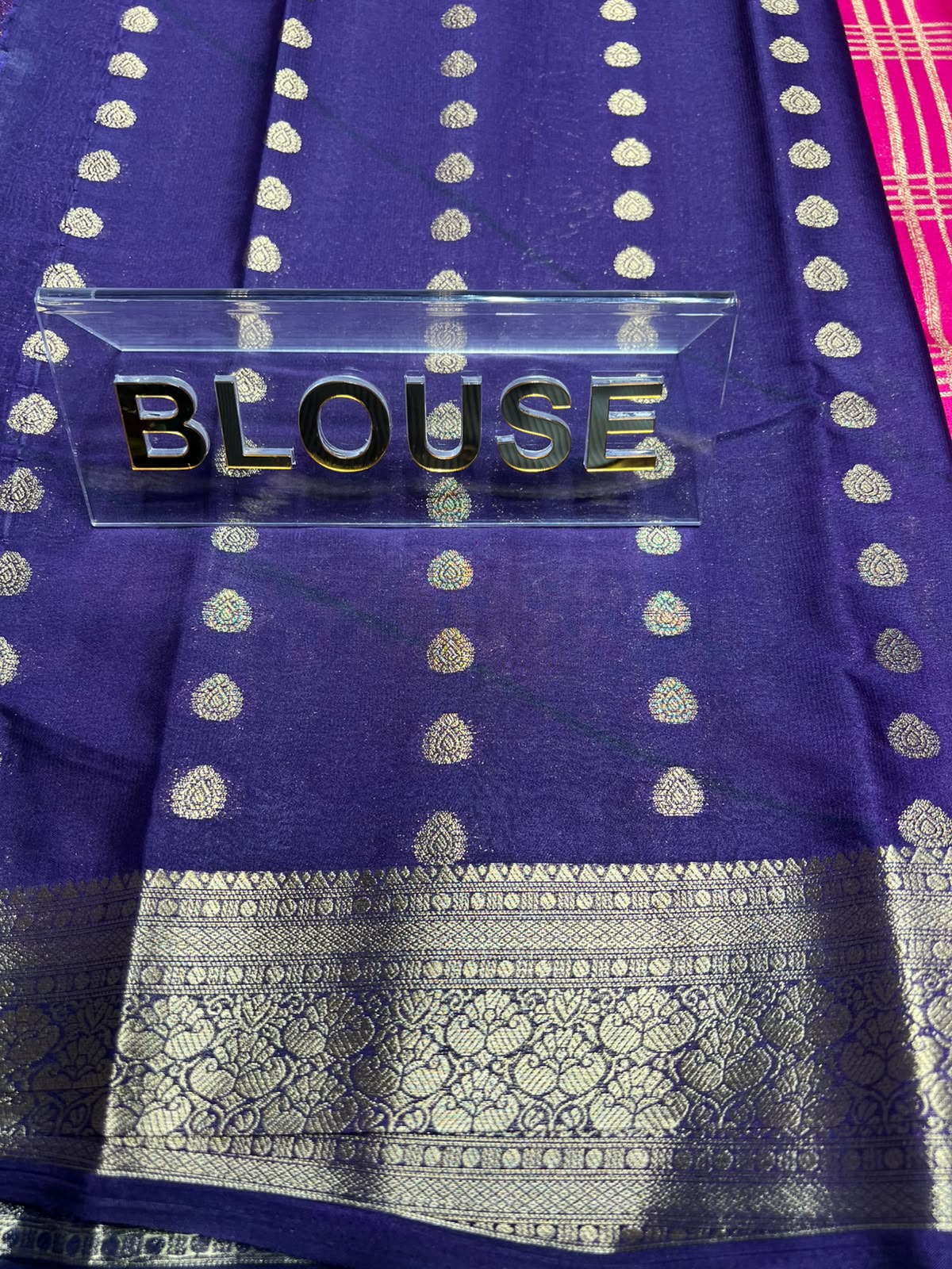 Artificial / Mix Crape Sarees