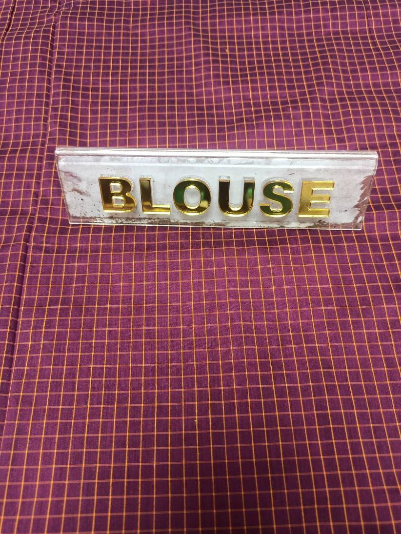 Pure Cotton Silk Saree.