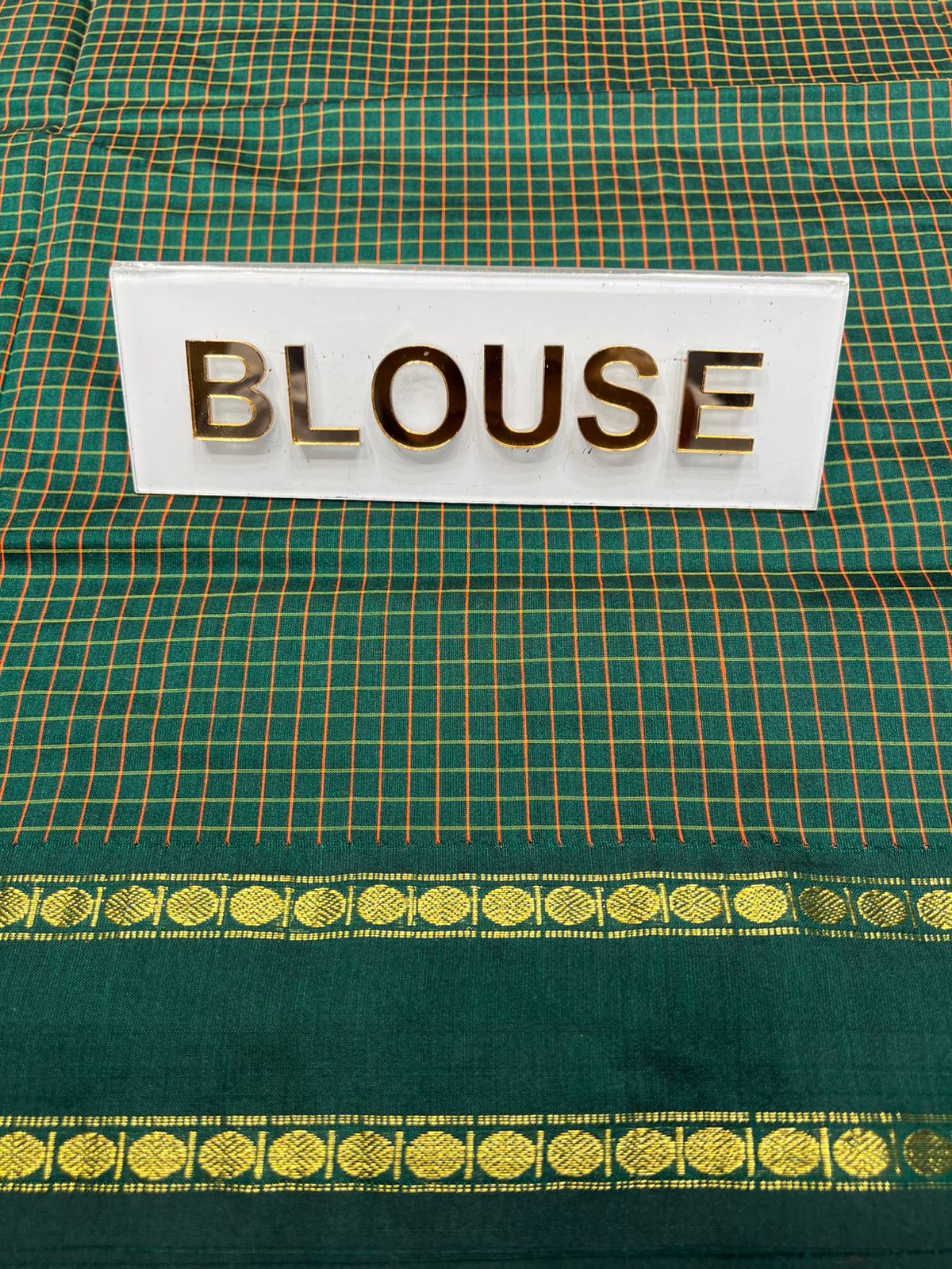 Pure Cotton Silk Saree.