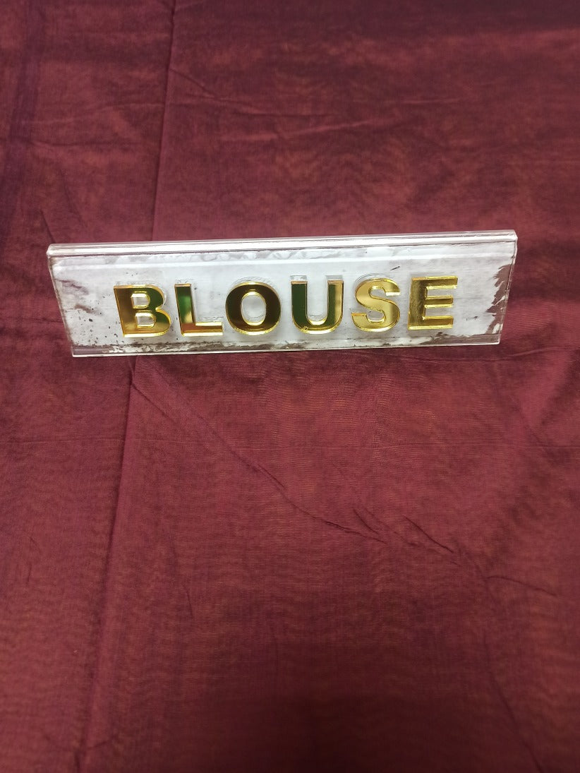 Pure Cotton Silk Saree.