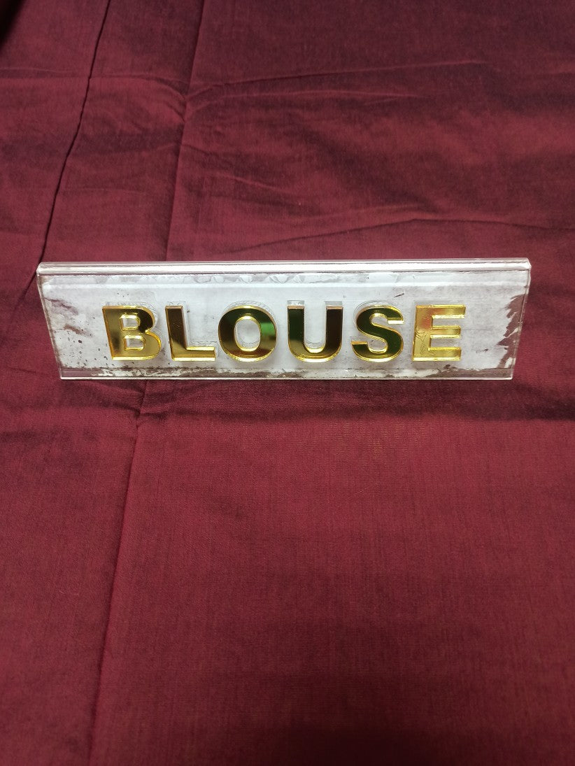 Pure Cotton Silk Saree.