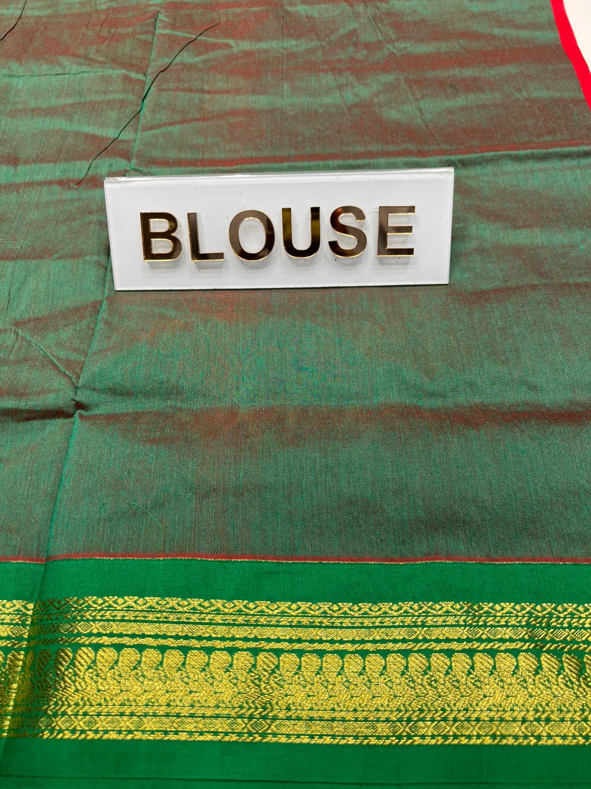 Pure Cotton Silk Saree.