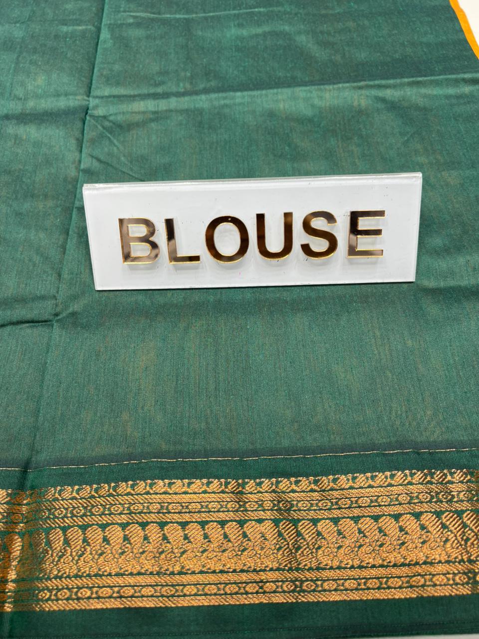 Pure Cotton Silk Saree.