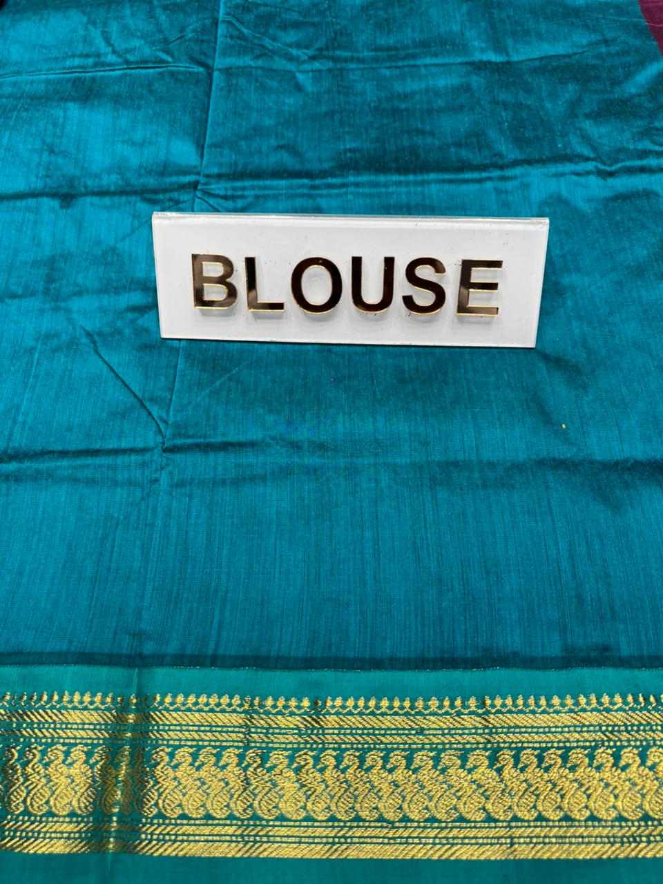 Pure Cotton Silk Saree.