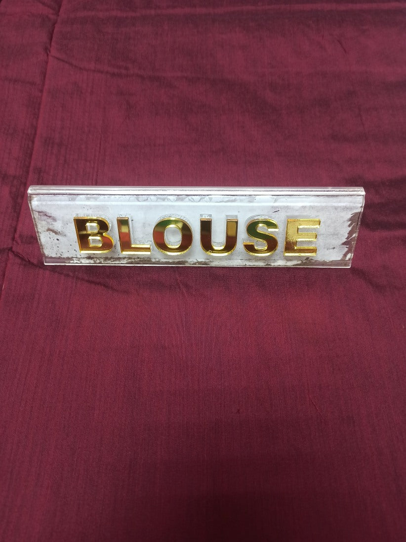 Pure Cotton Silk Saree.