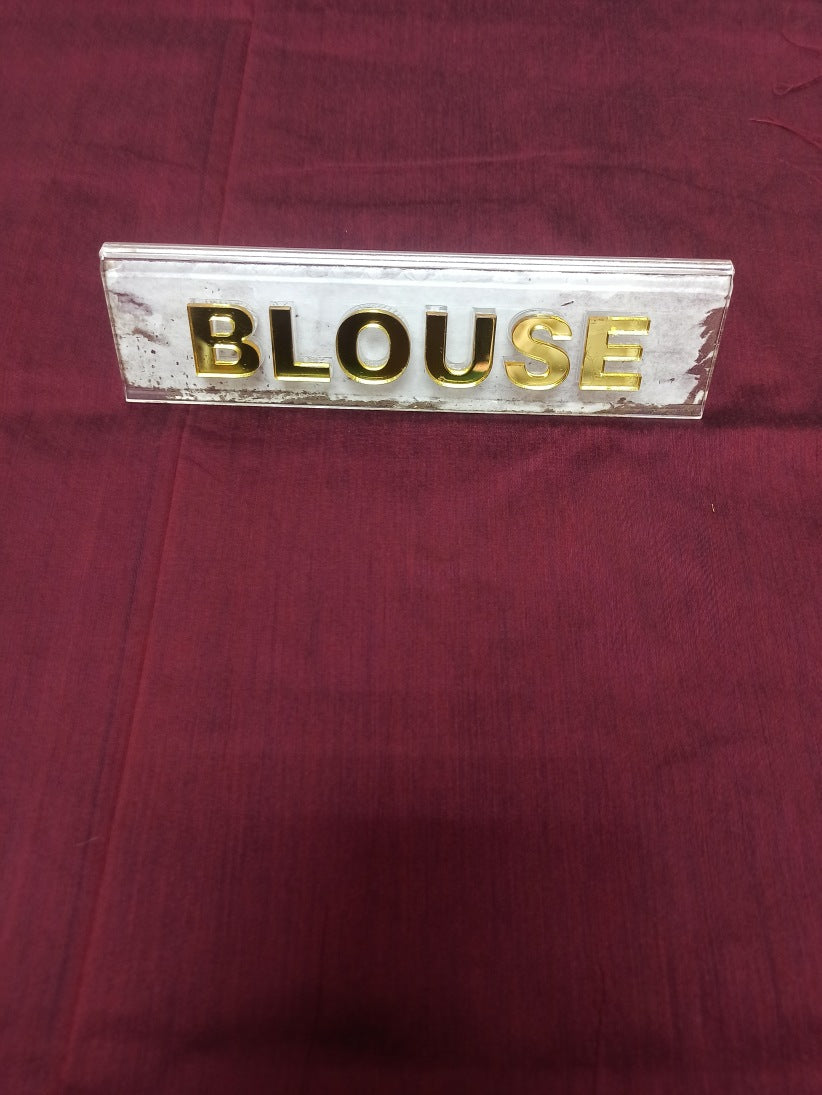 Pure Cotton Silk Saree.