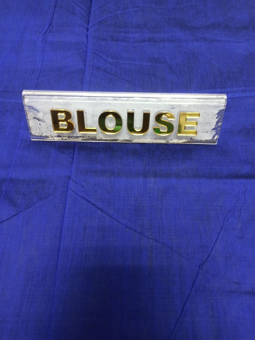 Pure Cotton Silk Saree.