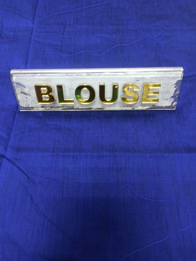 Pure Cotton Silk Saree.