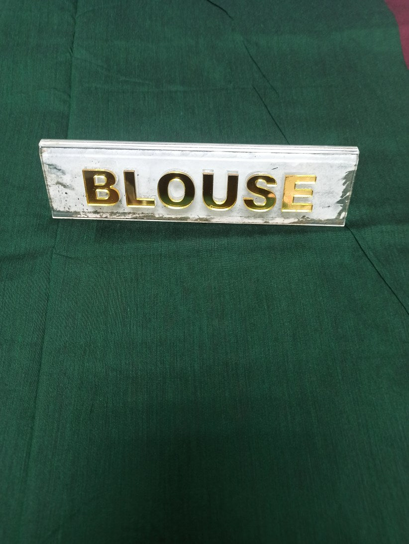 Pure Cotton Silk Saree.