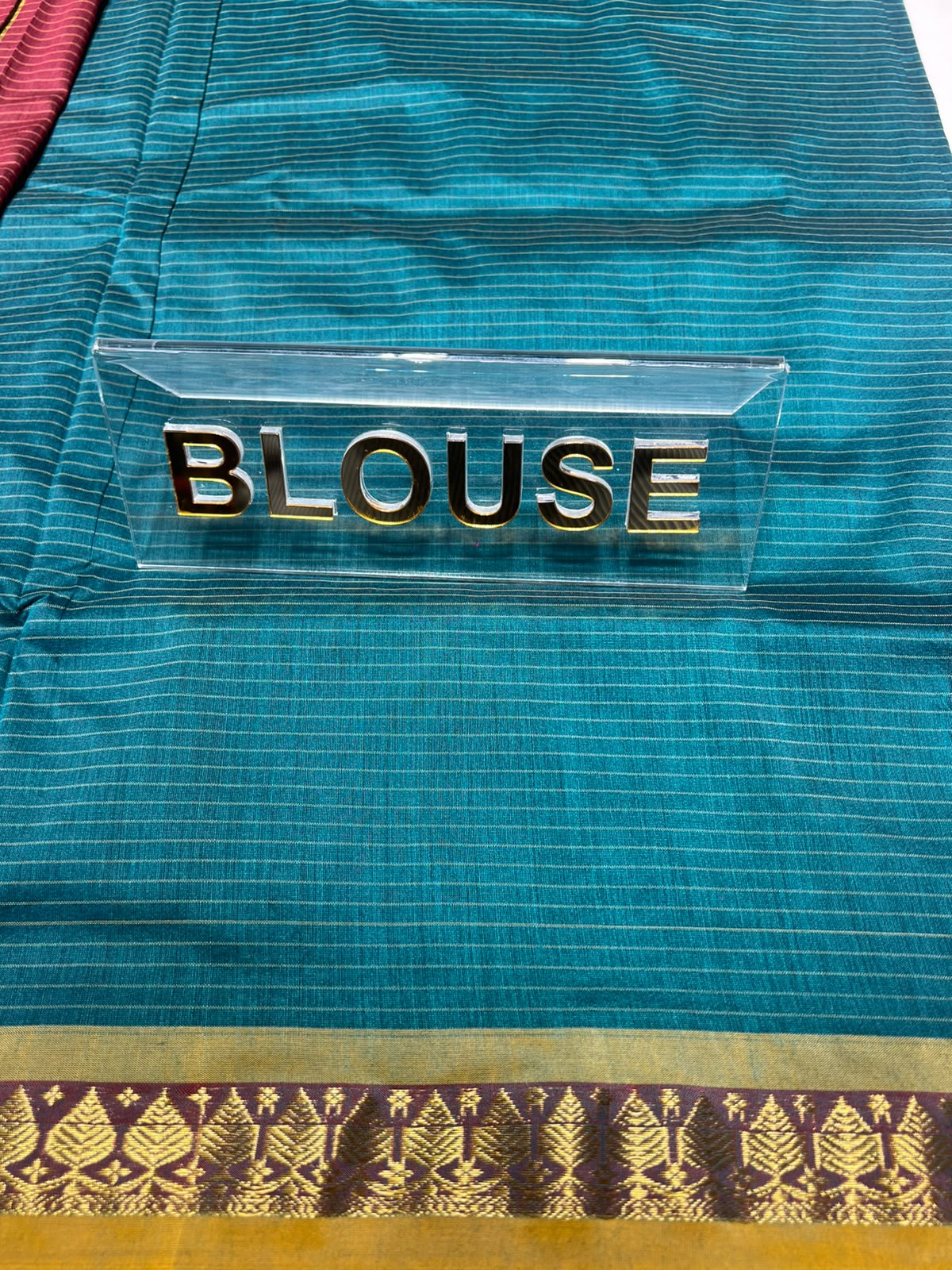 Pure Cotton Silk Saree