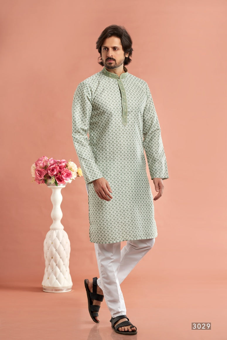 Cotton Kurta Pyjama