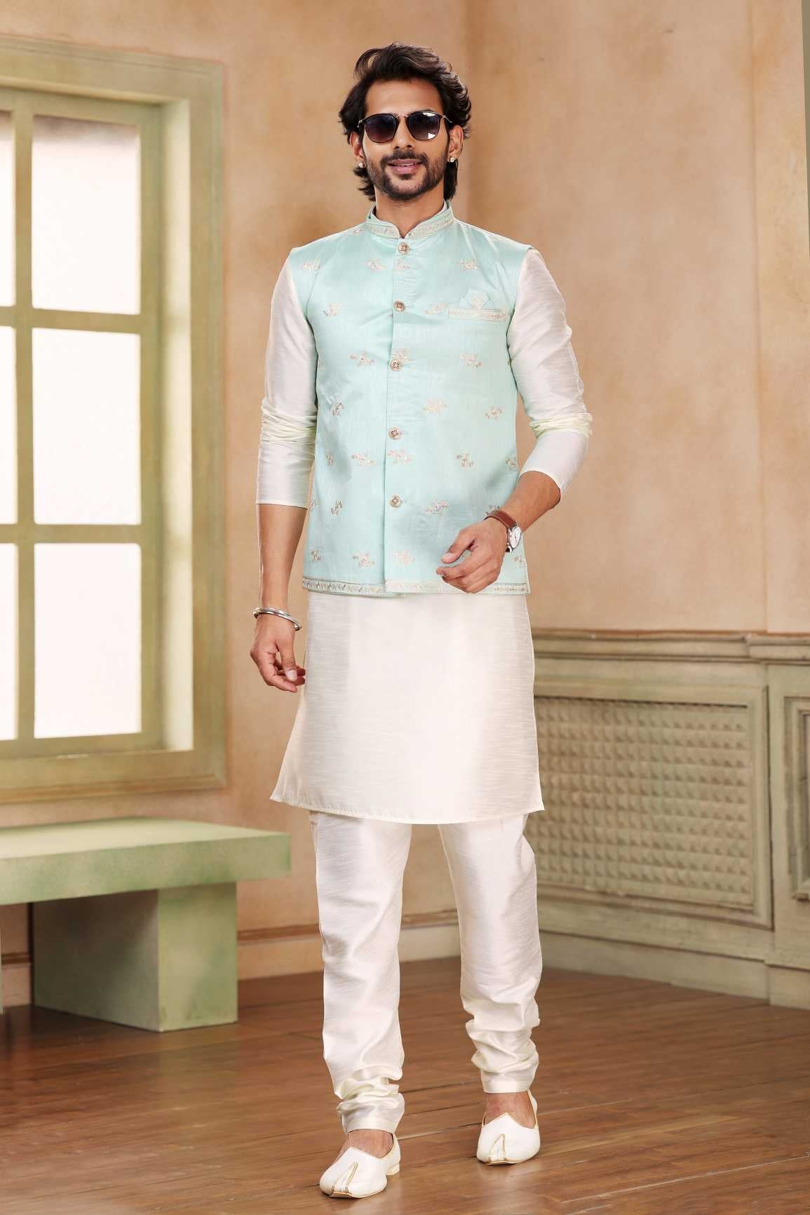 Kurta Pajama with Nehru Jacket – Sudarshansarees