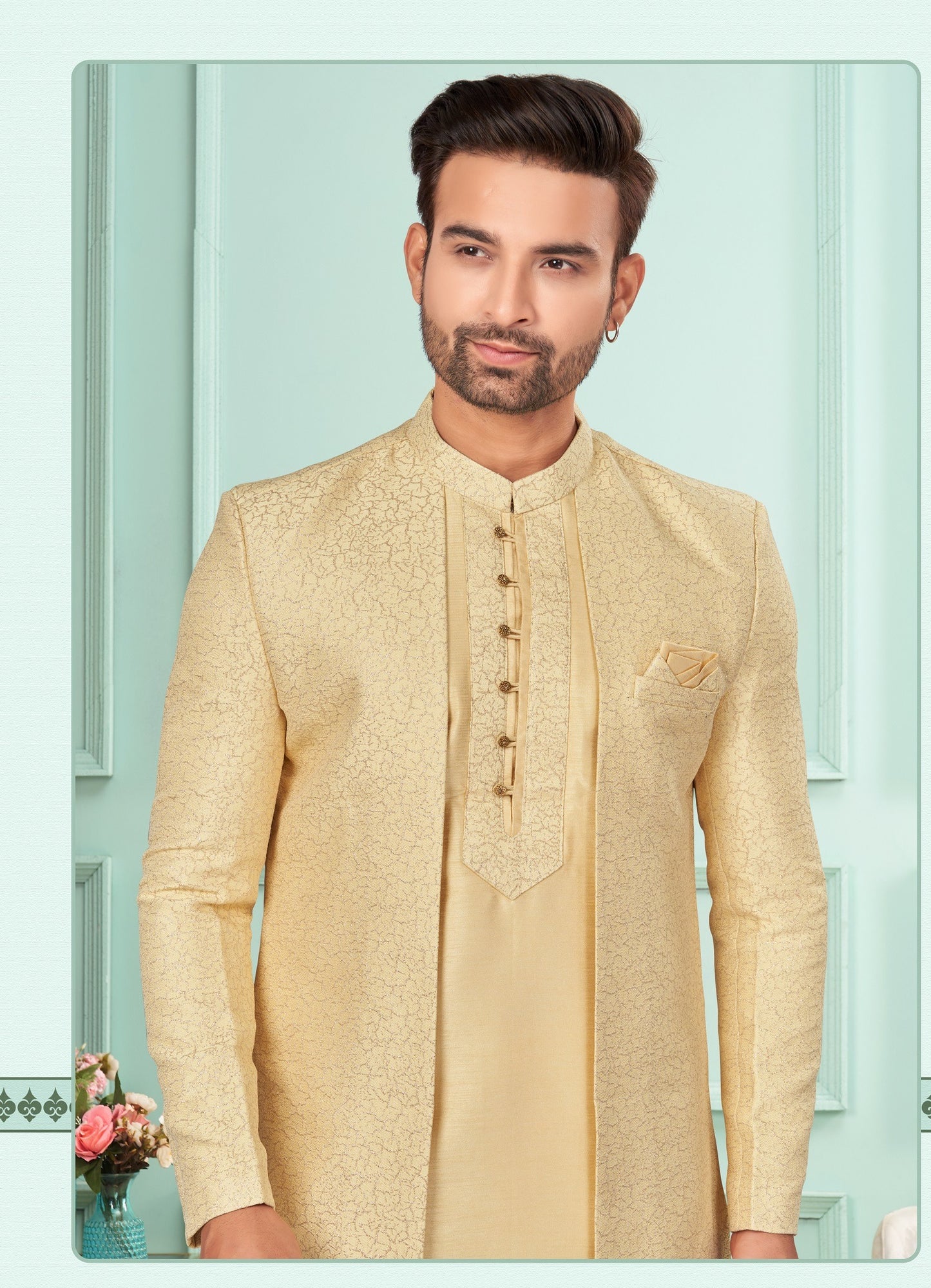 Kurta Pyjama With Jacket