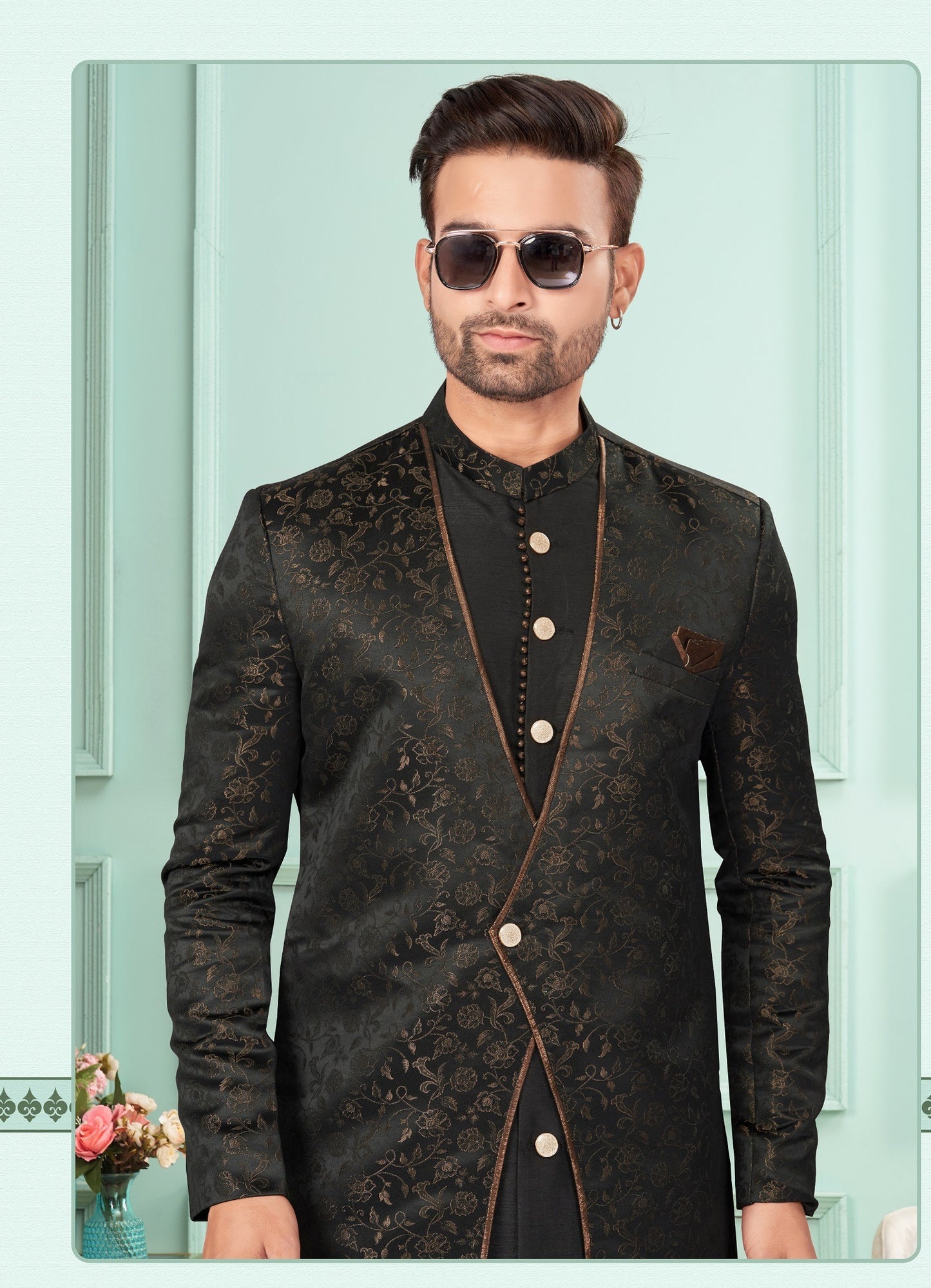 Kurta Pyjama With Jacket