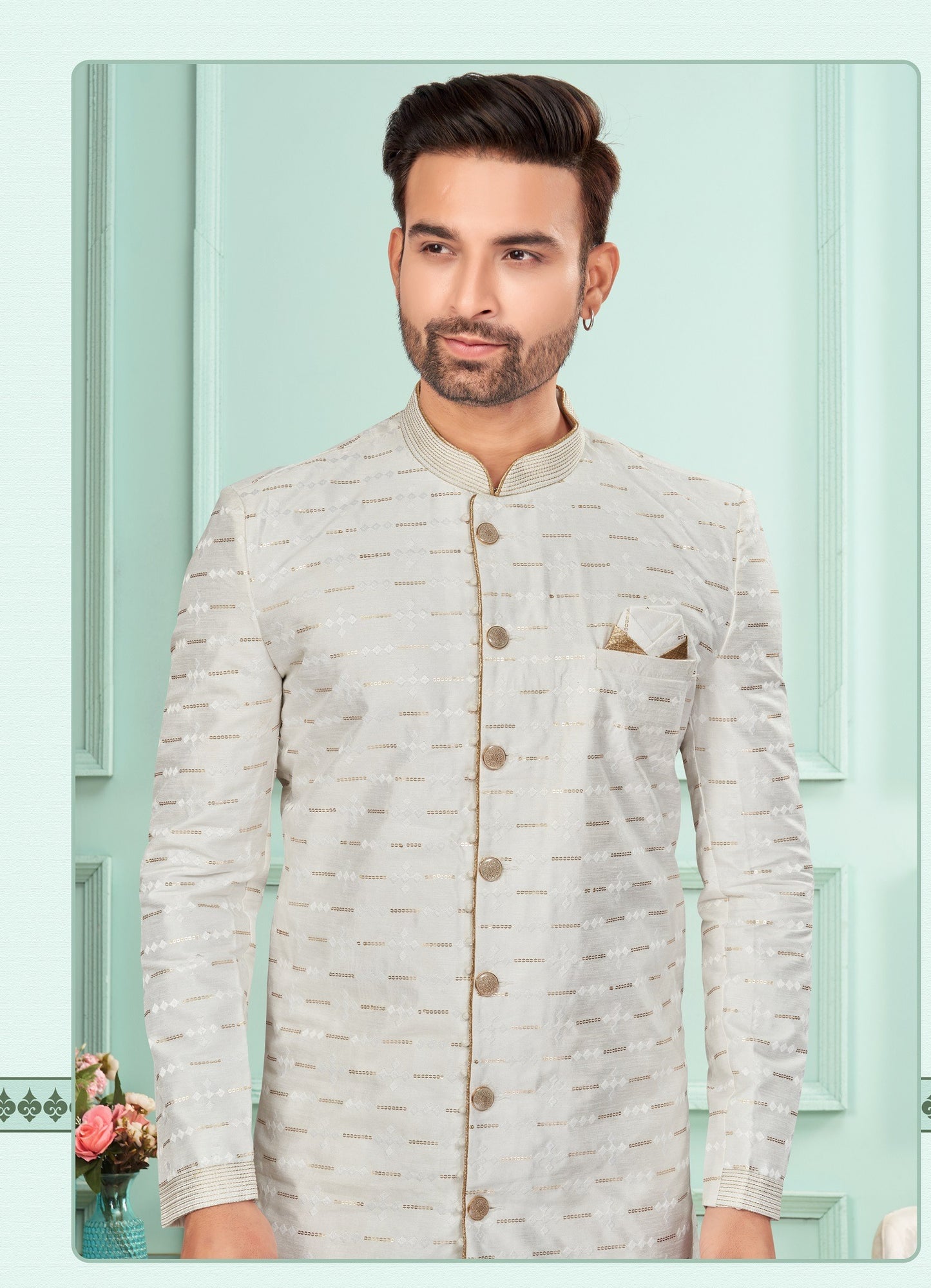 Kurta Pyjama With Jacket