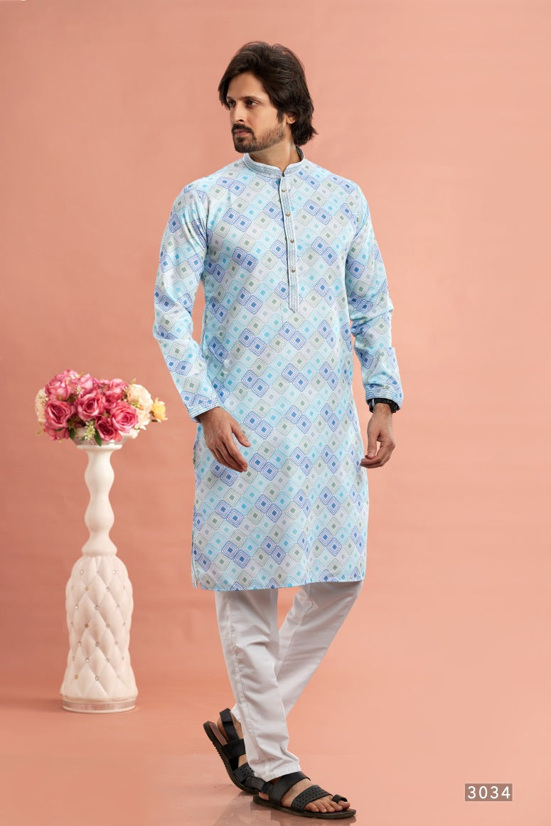 Cotton Kurta Pyjama