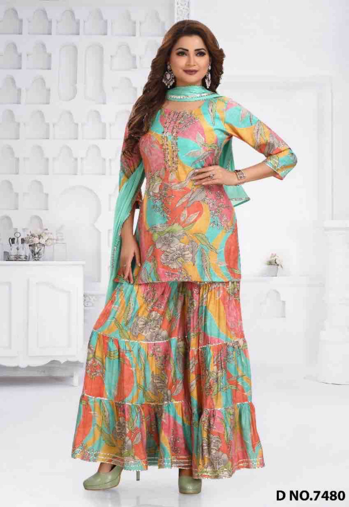 Cotton Gharara Suits