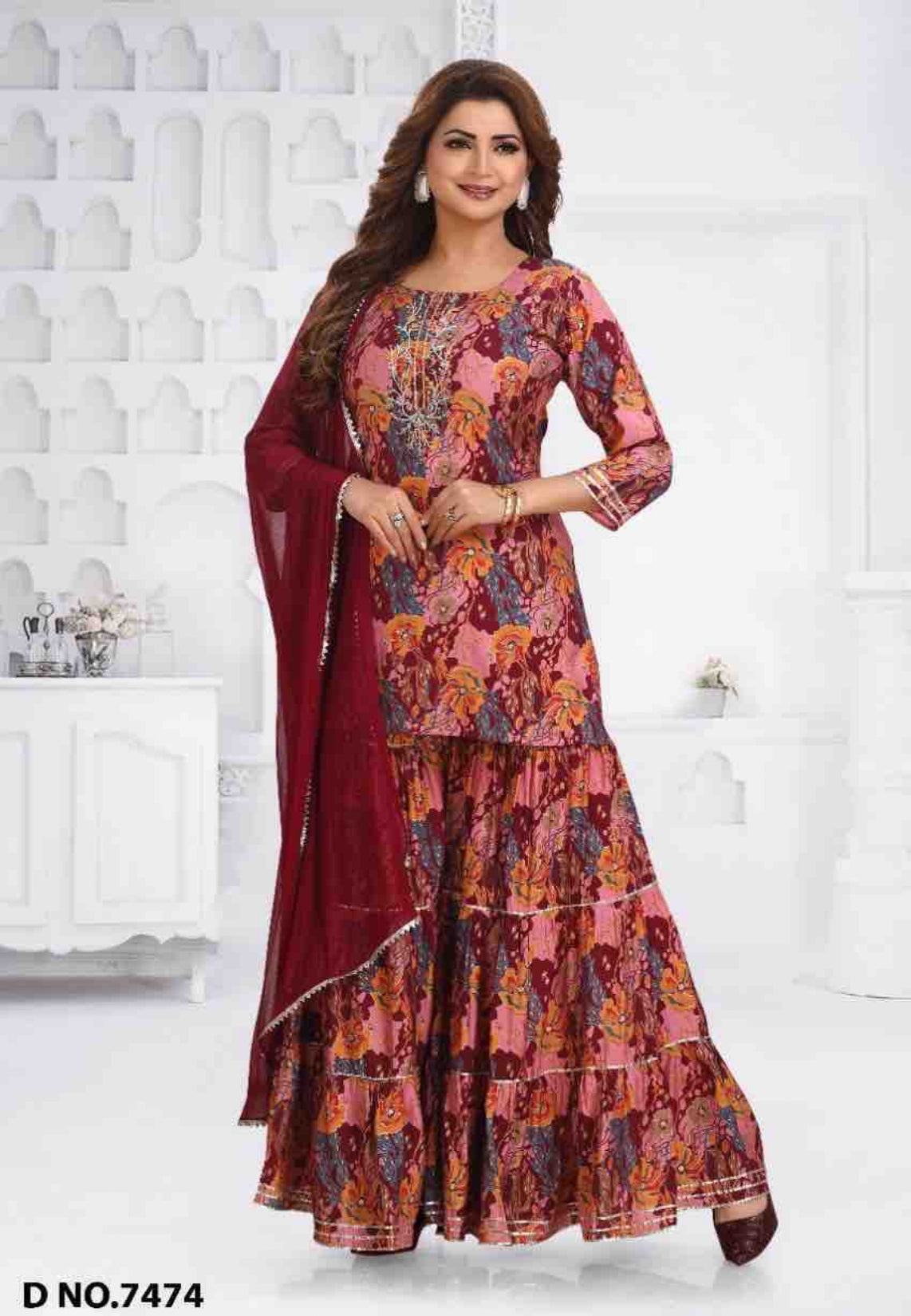 Cotton Gharara Suits