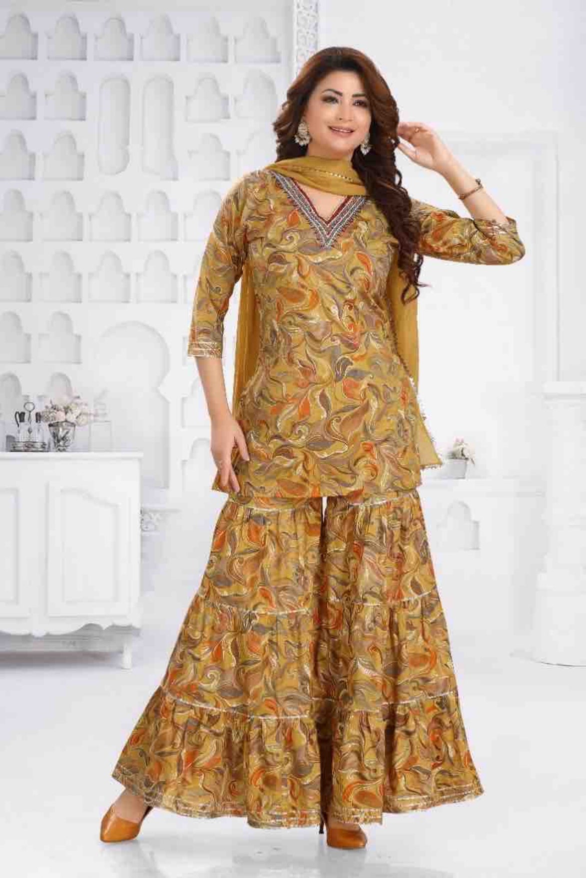 Cotton Gharara Suits