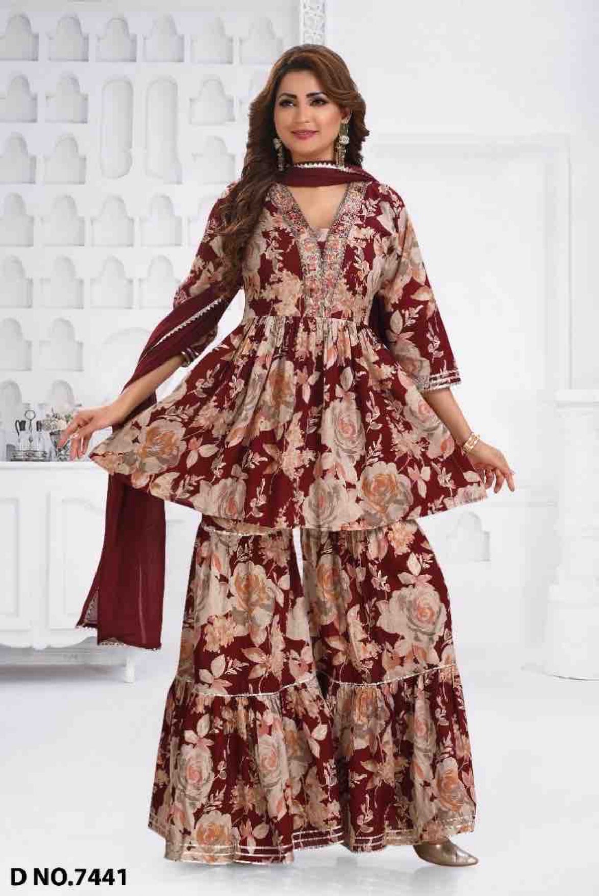 Cotton Gharara Suits