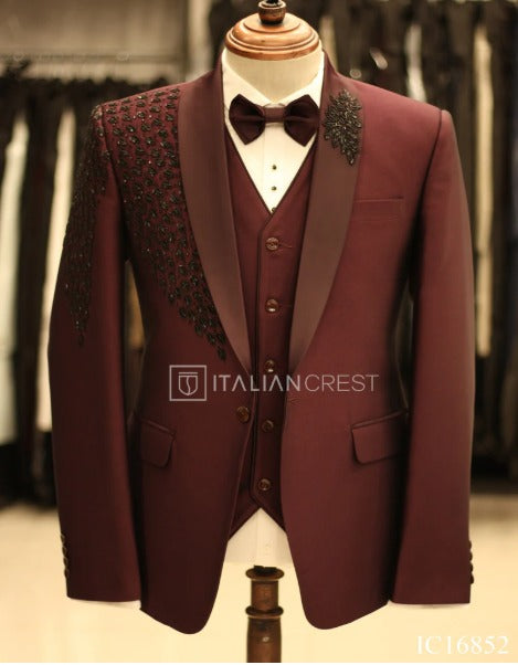 Three Piece Designer Suits For Men