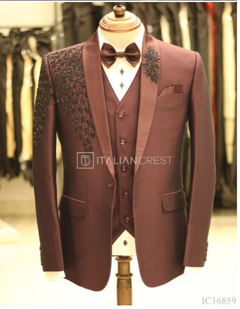 Three Piece Designer Suits For Men