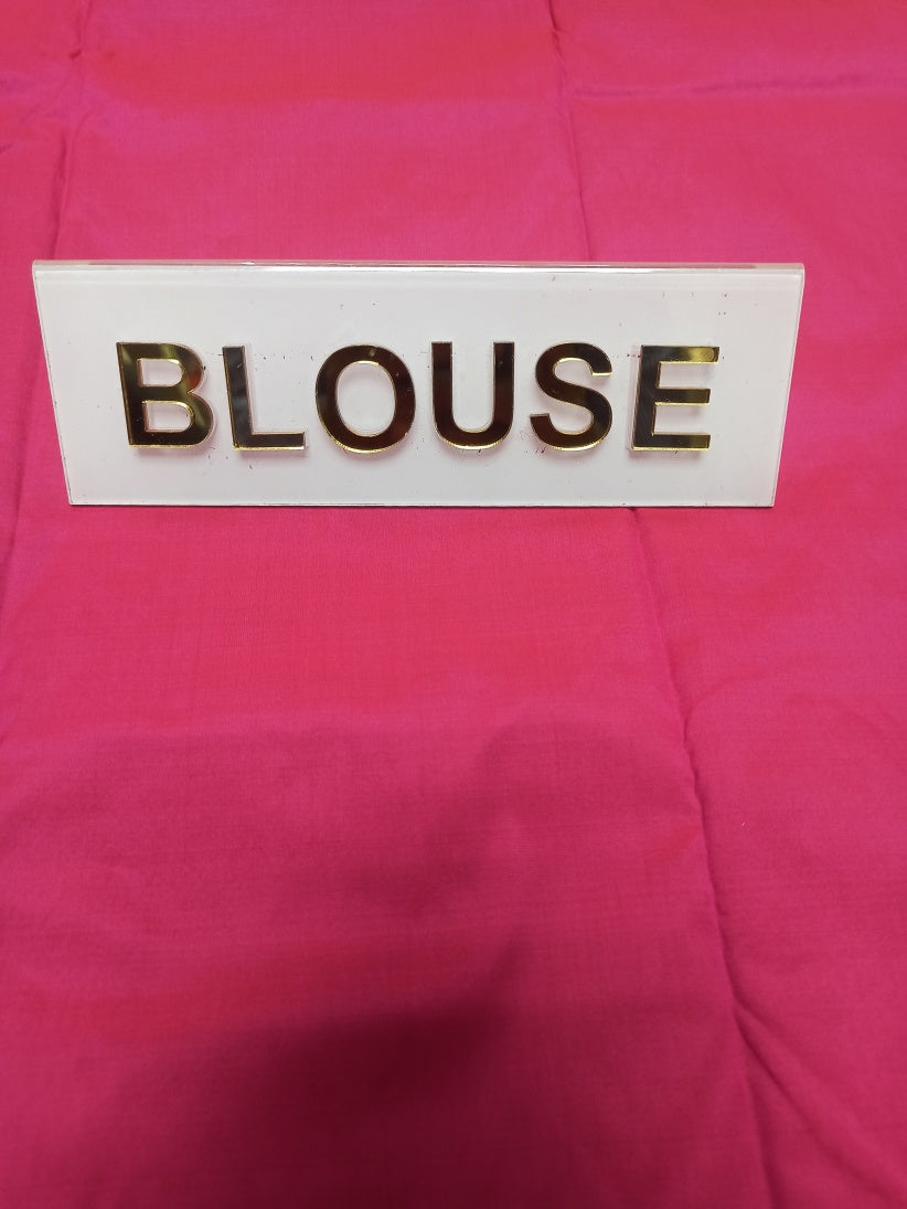 Pure kadial Silk Saree.