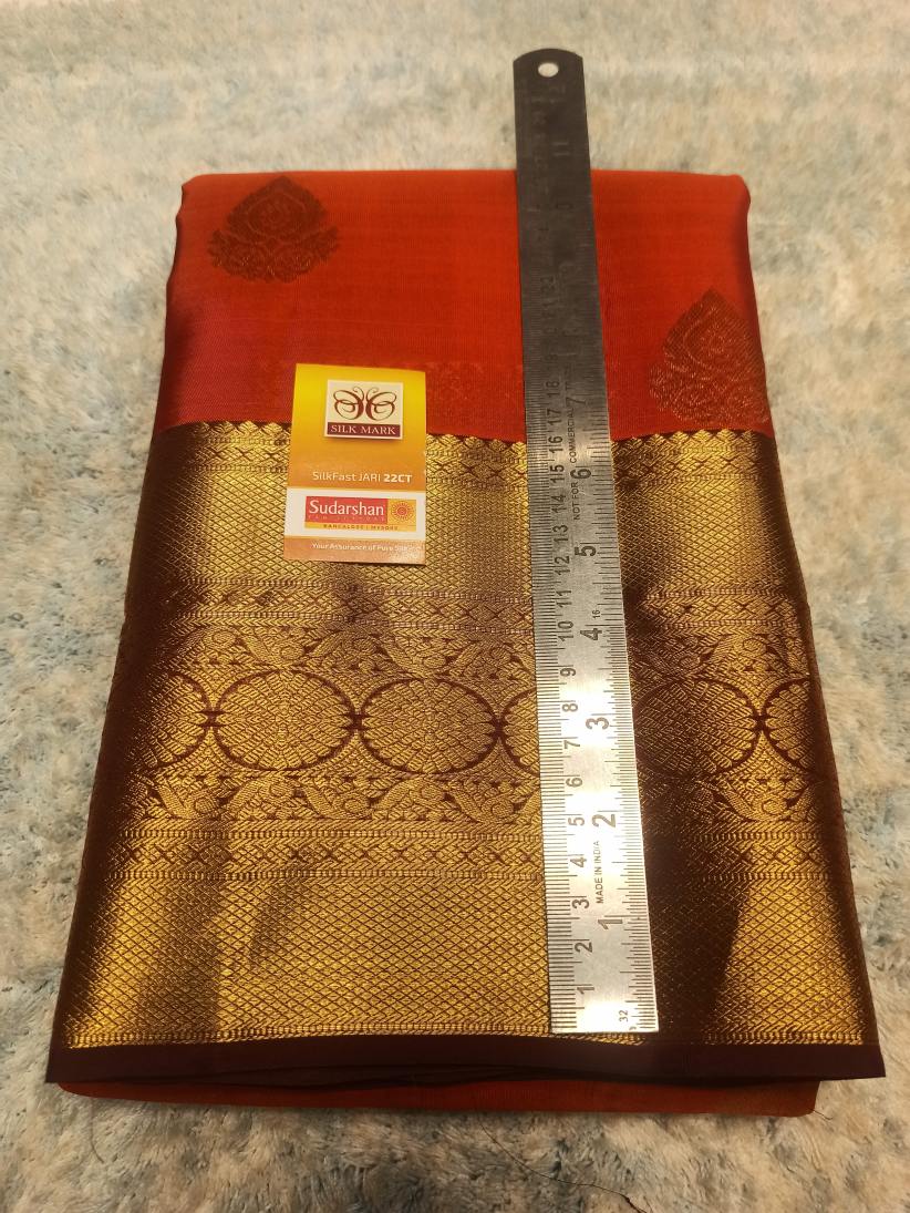 Pure Kanchipuram Silk Saree.